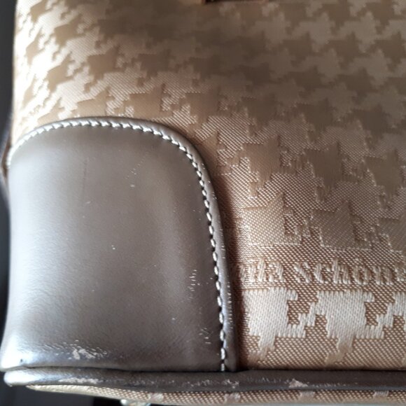 MILA SCHON Authentic Designer Monogram Handbag Purse Excellent Condition - Picture 8 of 8